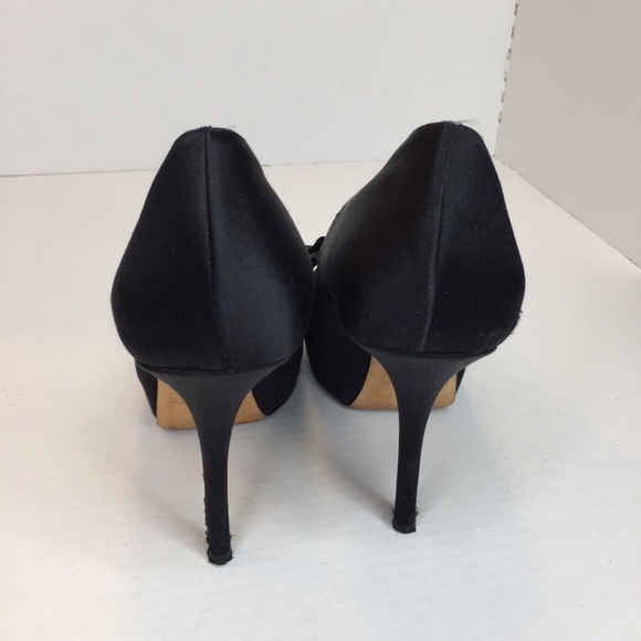Kate Spade Satin Heels With Sequined Ruffles - Picture 4 of 8